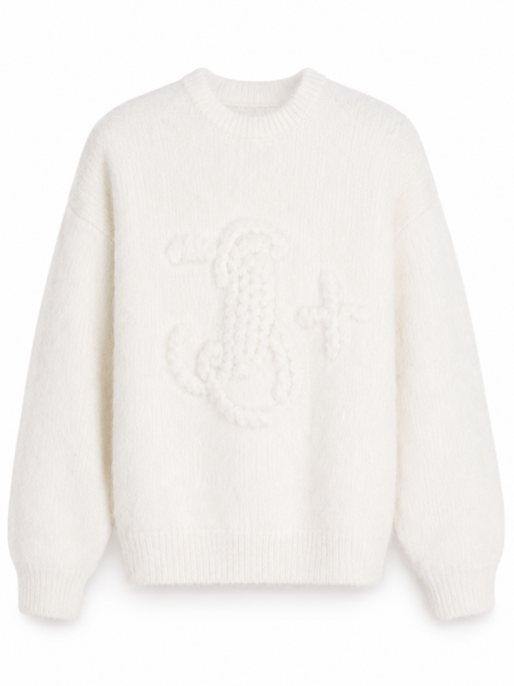 Off-White Oversized Cable-Knit Sweater